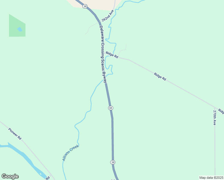 map of restaurants, bars, coffee shops, grocery stores, and more near 2686 Iowa 38 in Hopkinton