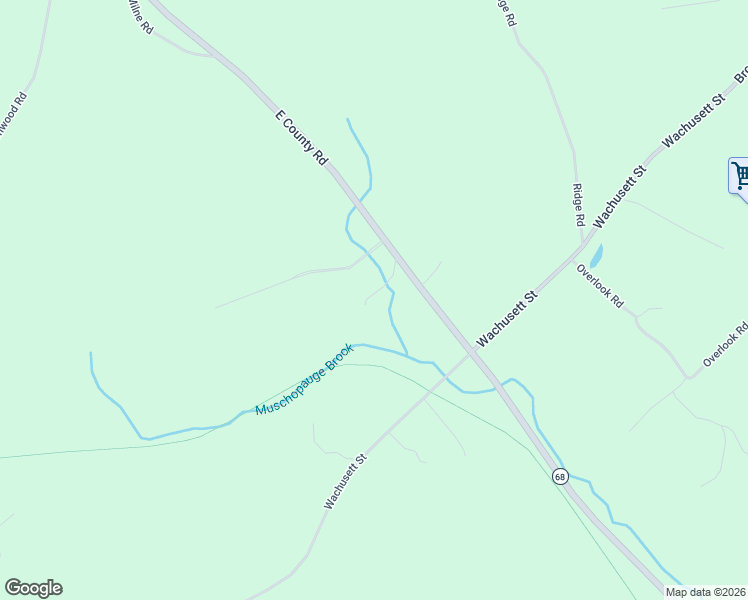 map of restaurants, bars, coffee shops, grocery stores, and more near 147 East County Road in Rutland