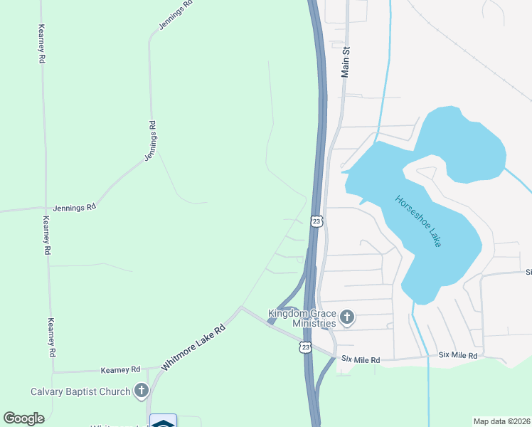 map of restaurants, bars, coffee shops, grocery stores, and more near 7983 Coyle Road in Whitmore Lake