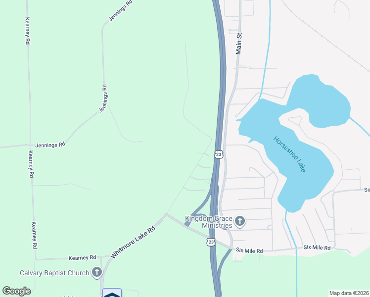 map of restaurants, bars, coffee shops, grocery stores, and more near 7983 Coyle Road in Whitmore Lake