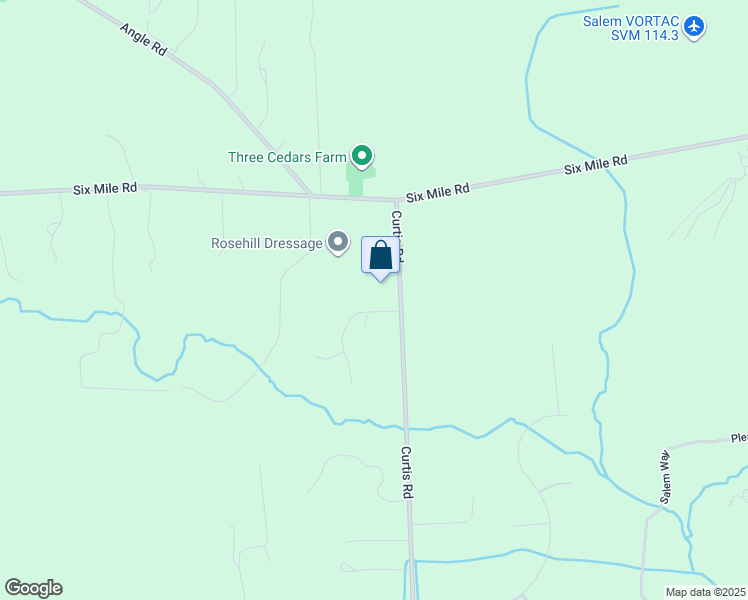 map of restaurants, bars, coffee shops, grocery stores, and more near 7925 Oak Knoll Road in Northville