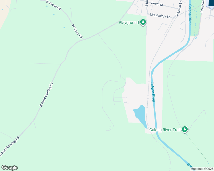 map of restaurants, bars, coffee shops, grocery stores, and more near 1963 East Cross Road in Galena