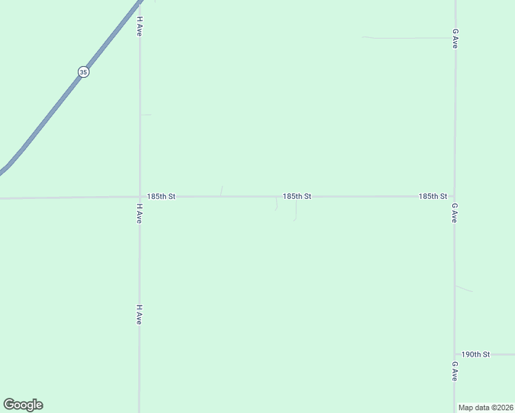 map of restaurants, bars, coffee shops, grocery stores, and more near 768 185th Street in Dakota City