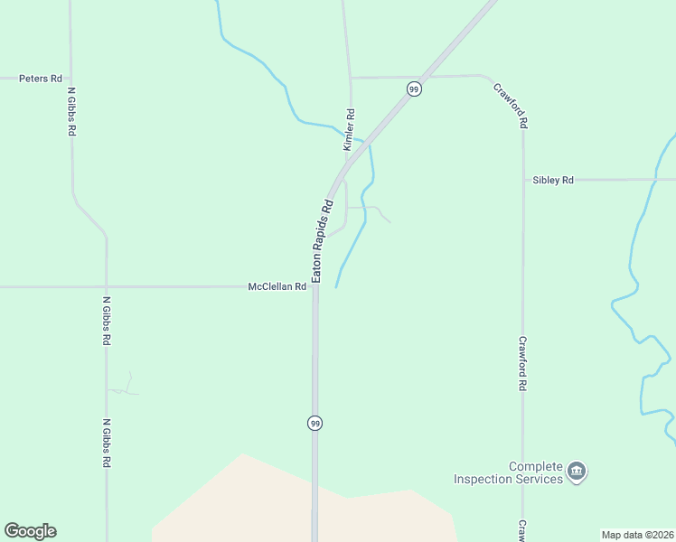 map of restaurants, bars, coffee shops, grocery stores, and more near 11534 Eaton Rapids Road in Springport