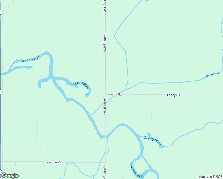 map of restaurants, bars, coffee shops, grocery stores, and more near 1150 Losey Road in Rives Junction