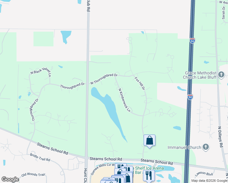 map of restaurants, bars, coffee shops, grocery stores, and more near 37056 North Kimberwick Lane in Wadsworth