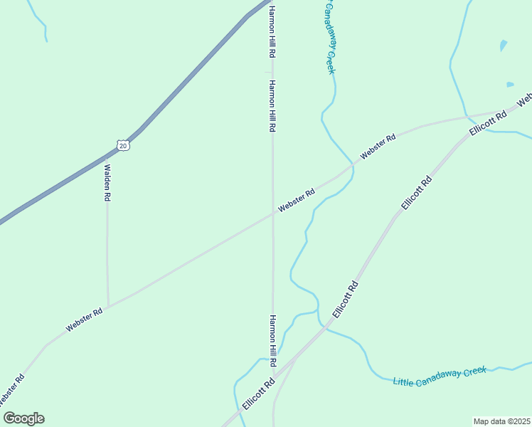 map of restaurants, bars, coffee shops, grocery stores, and more near 5192 Webster Road in Fredonia