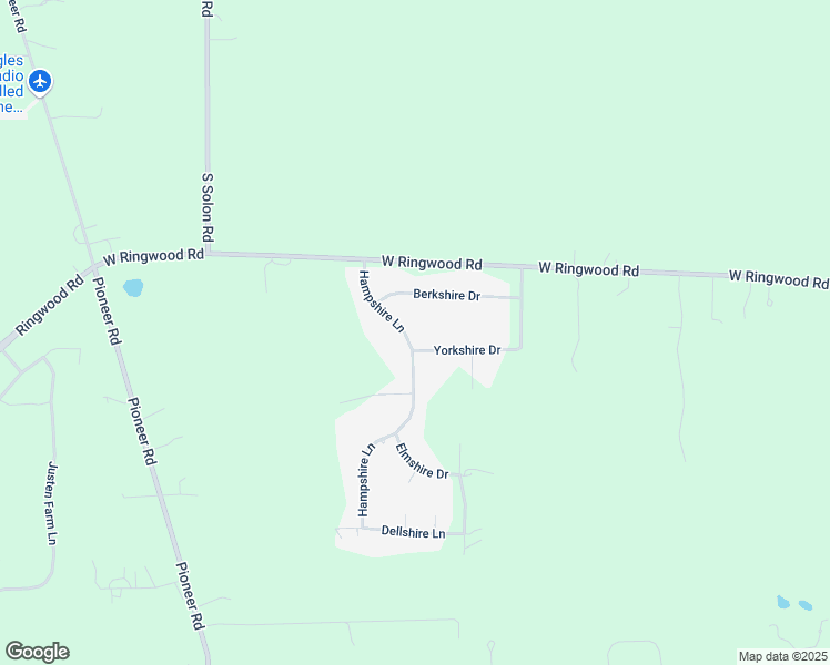 map of restaurants, bars, coffee shops, grocery stores, and more near 3701 Berkshire Drive in McHenry