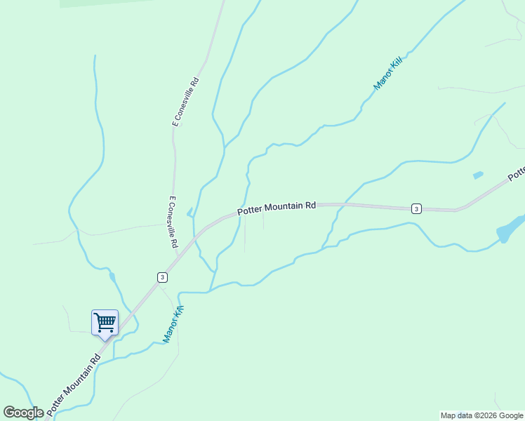 map of restaurants, bars, coffee shops, grocery stores, and more near 961 Potter Mountain Road in Gilboa