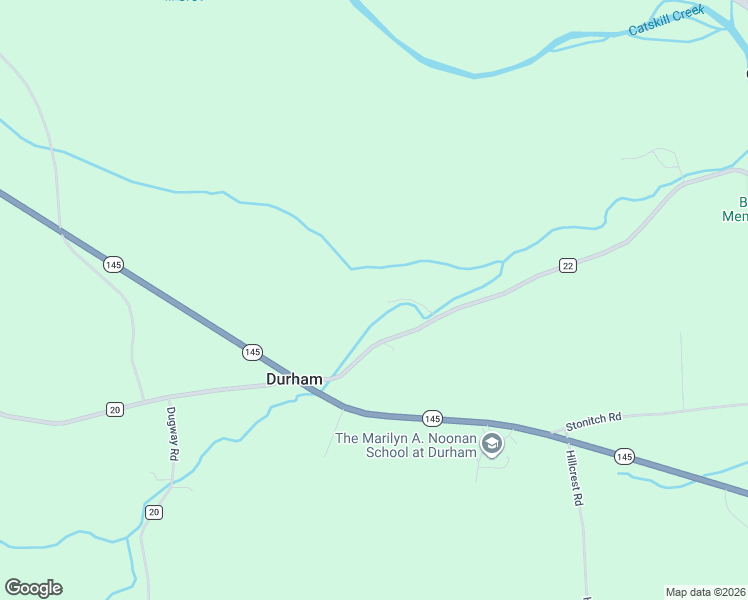 map of restaurants, bars, coffee shops, grocery stores, and more near 20 Smith Road in Greene County