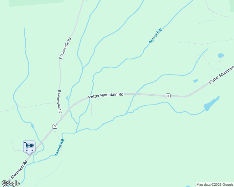 map of restaurants, bars, coffee shops, grocery stores, and more near 961 Potter Mountain Road in Gilboa