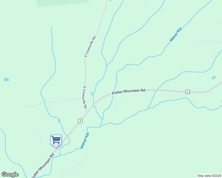 map of restaurants, bars, coffee shops, grocery stores, and more near 921 Potter Mountain Road in Gilboa