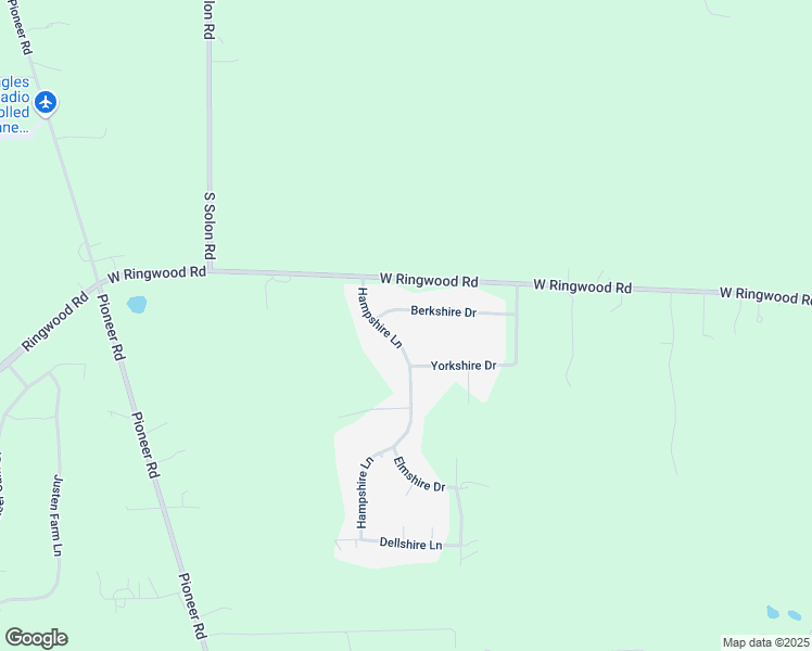 map of restaurants, bars, coffee shops, grocery stores, and more near 3701 Berkshire Drive in McHenry