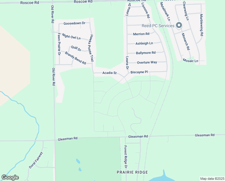 map of restaurants, bars, coffee shops, grocery stores, and more near 760 Biscayne Place in Roscoe