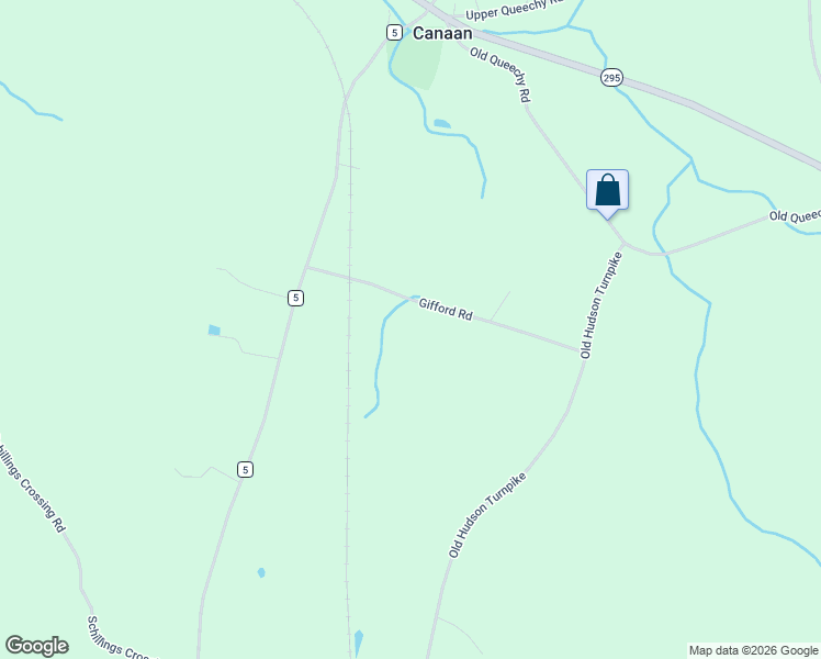 map of restaurants, bars, coffee shops, grocery stores, and more near 32 Gifford Road in Canaan