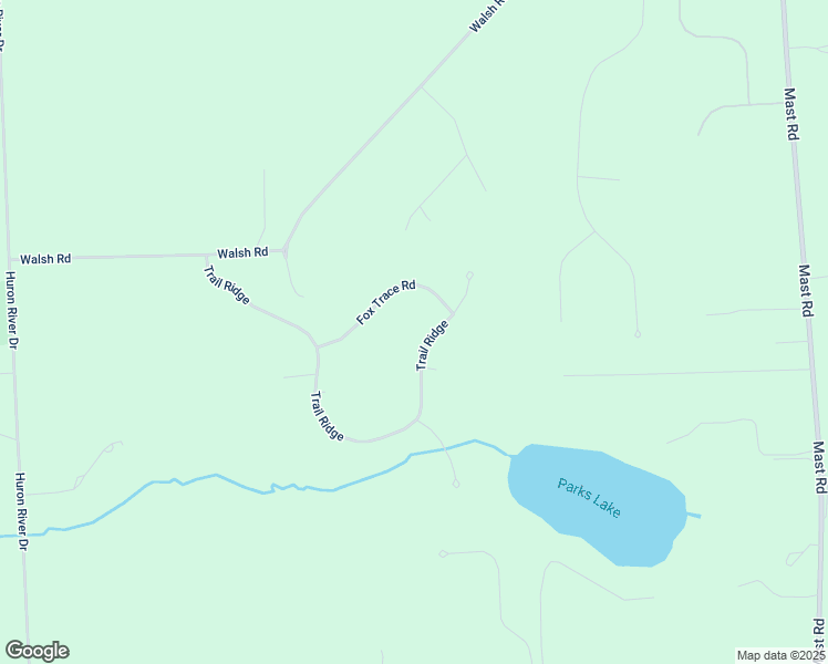 map of restaurants, bars, coffee shops, grocery stores, and more near 8148 Trail Ridge in Dexter
