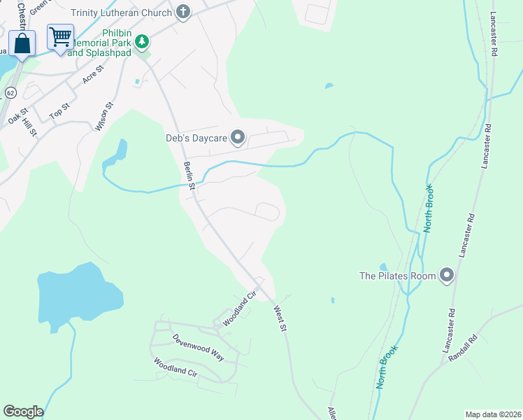 map of restaurants, bars, coffee shops, grocery stores, and more near 20 West Ledge Road in Clinton