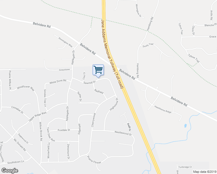 map of restaurants, bars, coffee shops, grocery stores, and more near 9838 Highstone Drive in Roscoe