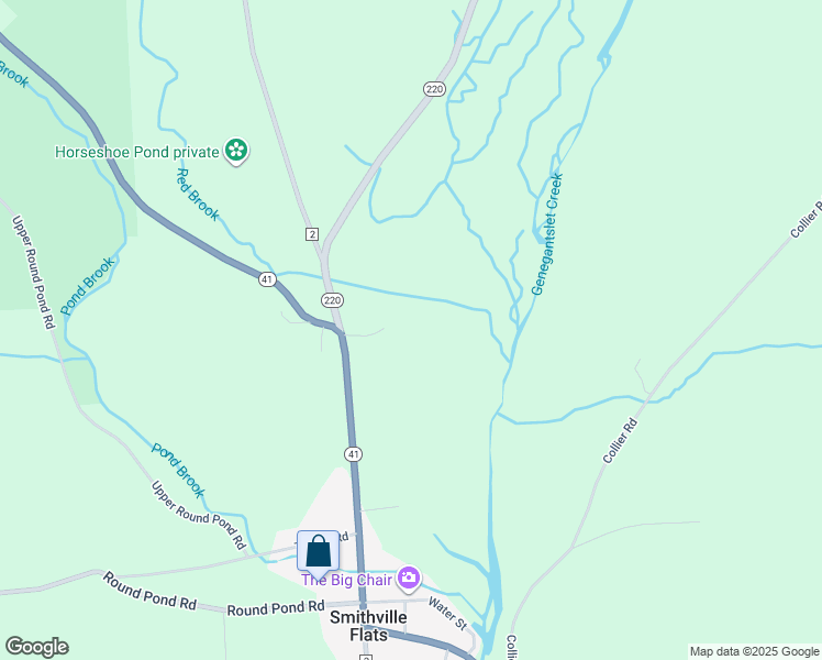 map of restaurants, bars, coffee shops, grocery stores, and more near 114 Coleman Lane in Town of Smithville