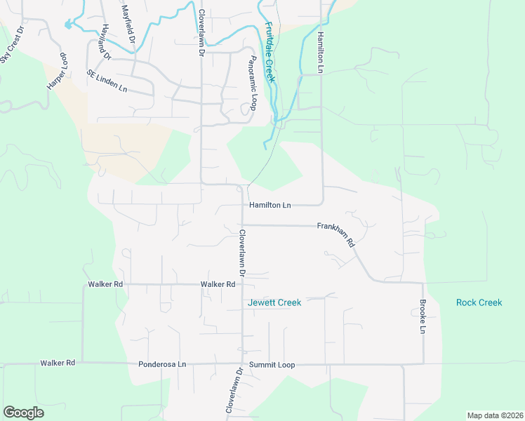 map of restaurants, bars, coffee shops, grocery stores, and more near 170 Frankham Road in Grants Pass
