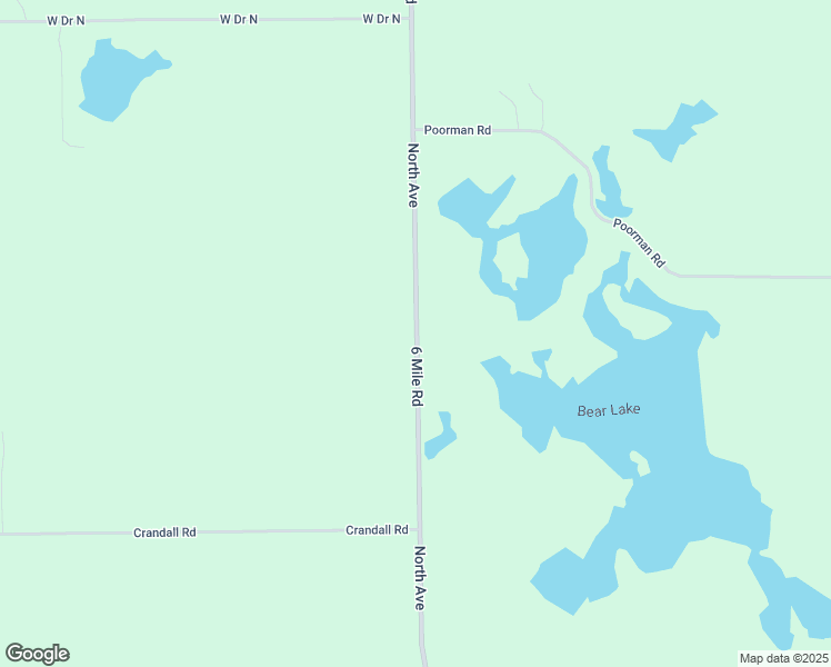 map of restaurants, bars, coffee shops, grocery stores, and more near 22950 North Avenue in Battle Creek