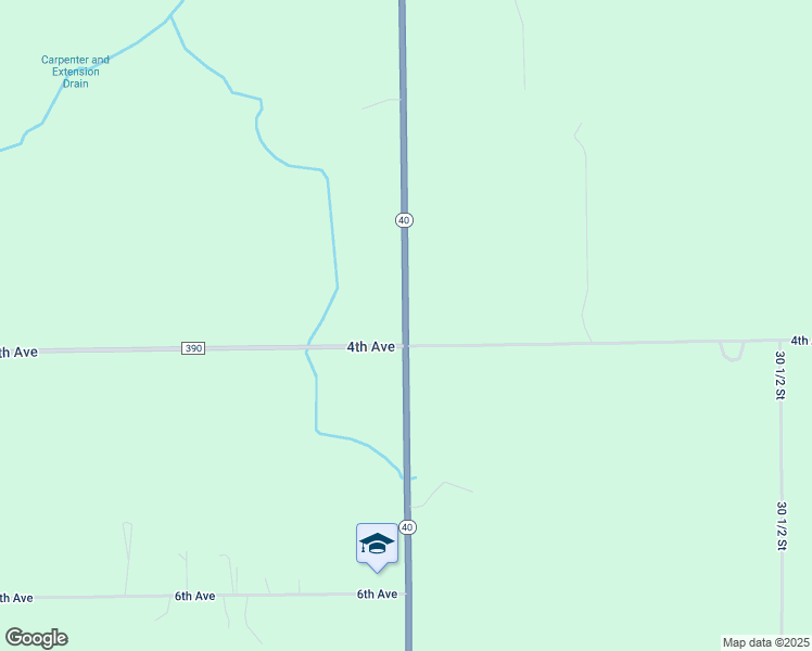 3681 Michigan 40, Gobles MI Walk Score