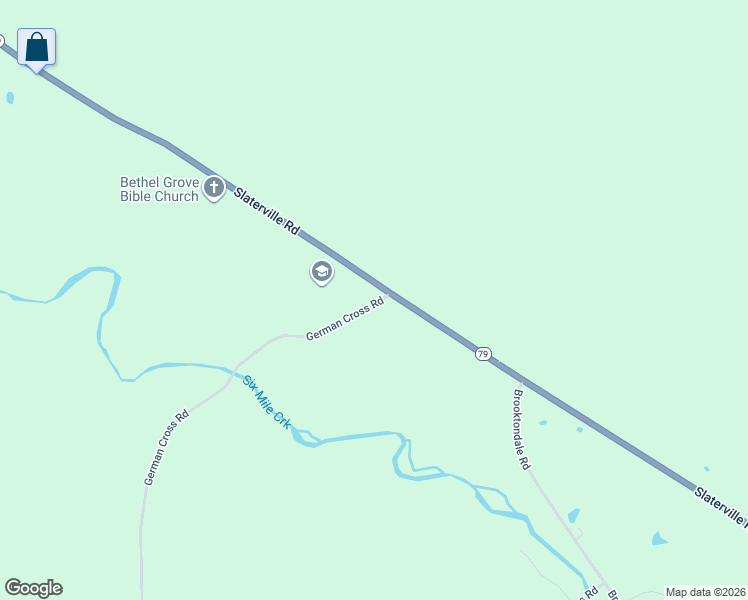 map of restaurants, bars, coffee shops, grocery stores, and more near 6 German Cross Road in Ithaca