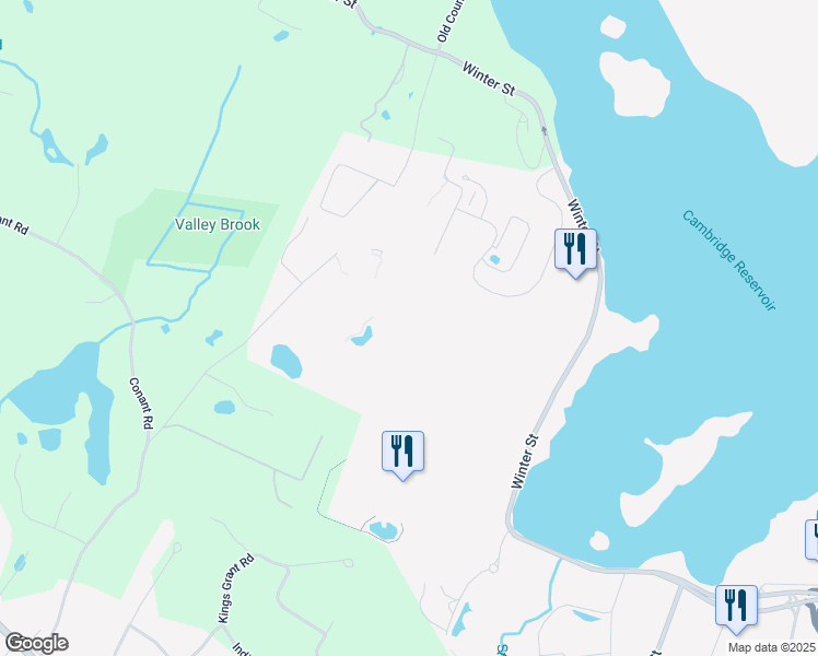 map of restaurants, bars, coffee shops, grocery stores, and more near 890 Winter Street in Waltham