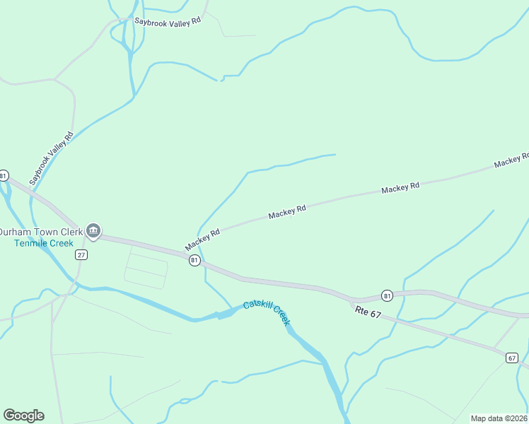 map of restaurants, bars, coffee shops, grocery stores, and more near 797-865 Mackey Road in East Durham