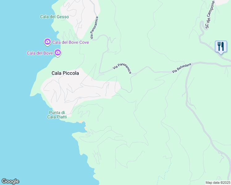 map of restaurants, bars, coffee shops, grocery stores, and more near 9 via del Costone in Provincia di Grosseto