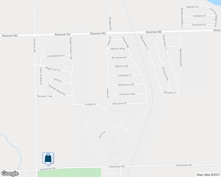 map of restaurants, bars, coffee shops, grocery stores, and more near 744 Ballymore Road in Roscoe