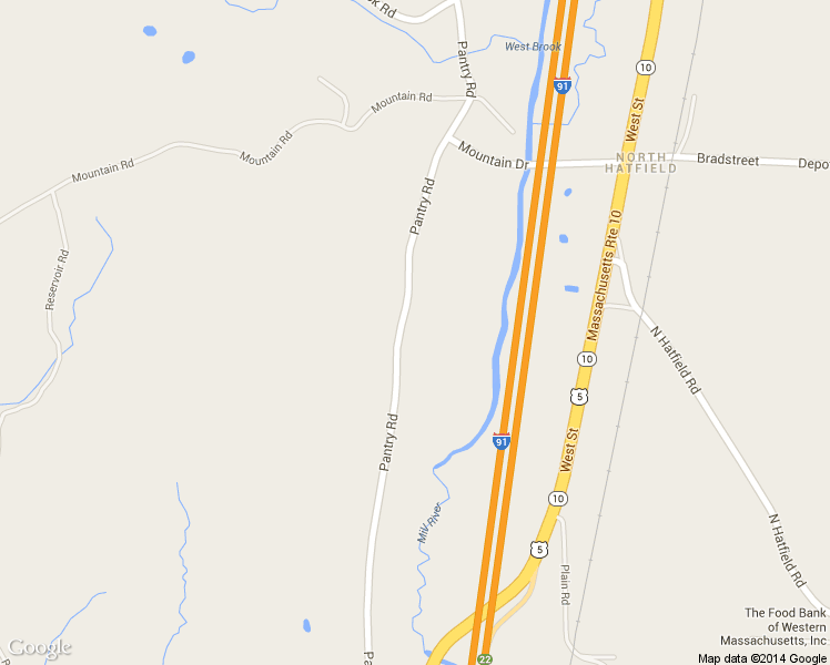 map of restaurants, bars, coffee shops, grocery stores, and more near 112 Pantry Rd in Hatfield