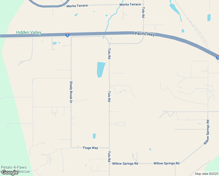map of restaurants, bars, coffee shops, grocery stores, and more near 6044 Tolo Road in Central Point