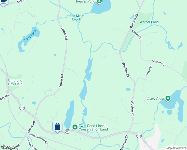 map of restaurants, bars, coffee shops, grocery stores, and more near 10 Millstone Lane in Lincoln