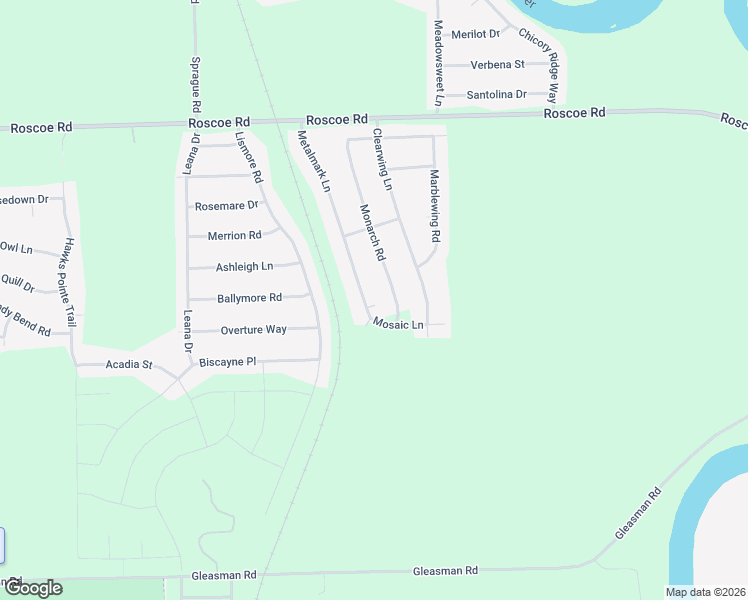 map of restaurants, bars, coffee shops, grocery stores, and more near 10082A Metalmark Lane in Roscoe