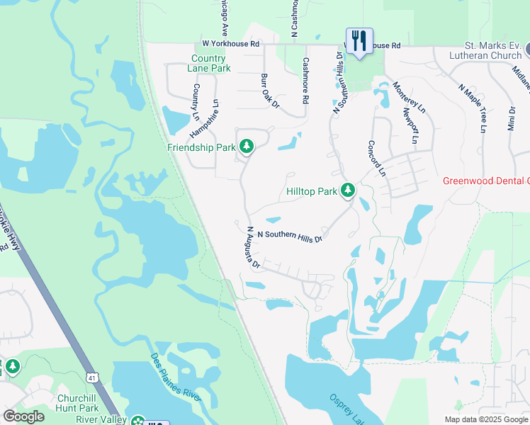 map of restaurants, bars, coffee shops, grocery stores, and more near 4803 West Pebble Beach Drive in Wadsworth