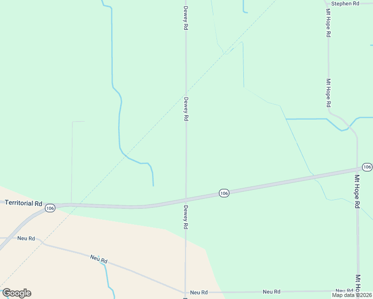 map of restaurants, bars, coffee shops, grocery stores, and more near 12100-12276 Dewey Road in Munith