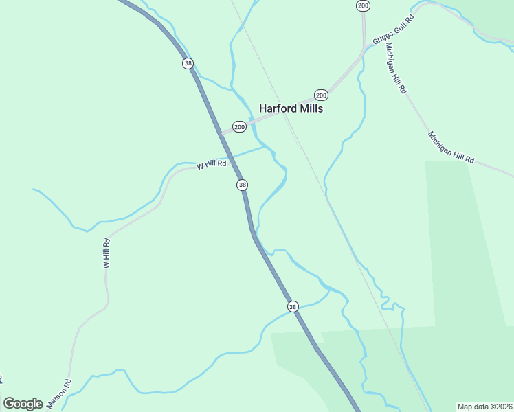 map of restaurants, bars, coffee shops, grocery stores, and more near 14 New York 38 in Richford