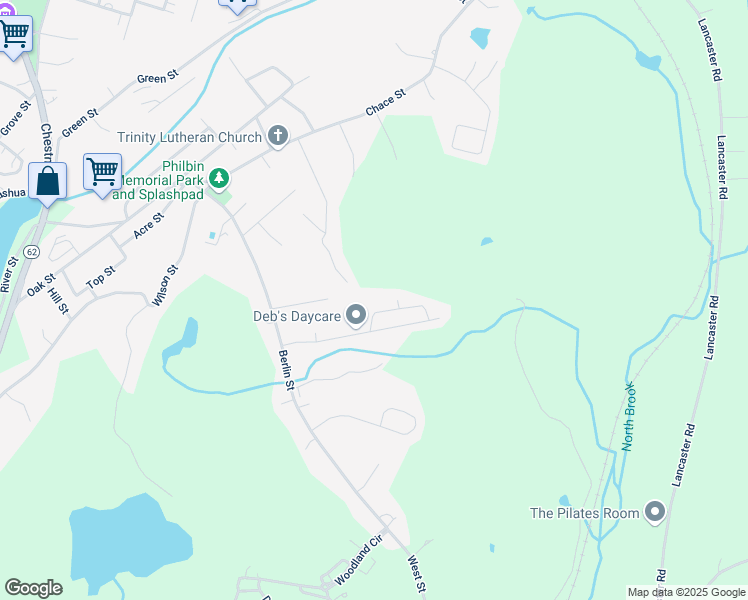 map of restaurants, bars, coffee shops, grocery stores, and more near 22 Candice Street in Clinton