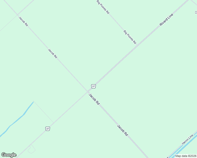 map of restaurants, bars, coffee shops, grocery stores, and more near 6355 Rivard Line in Grande Pointe