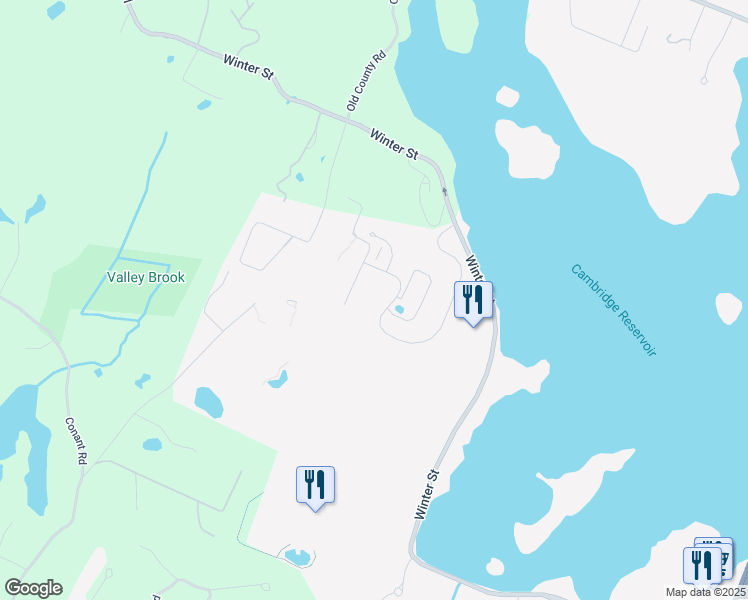 map of restaurants, bars, coffee shops, grocery stores, and more near in Waltham