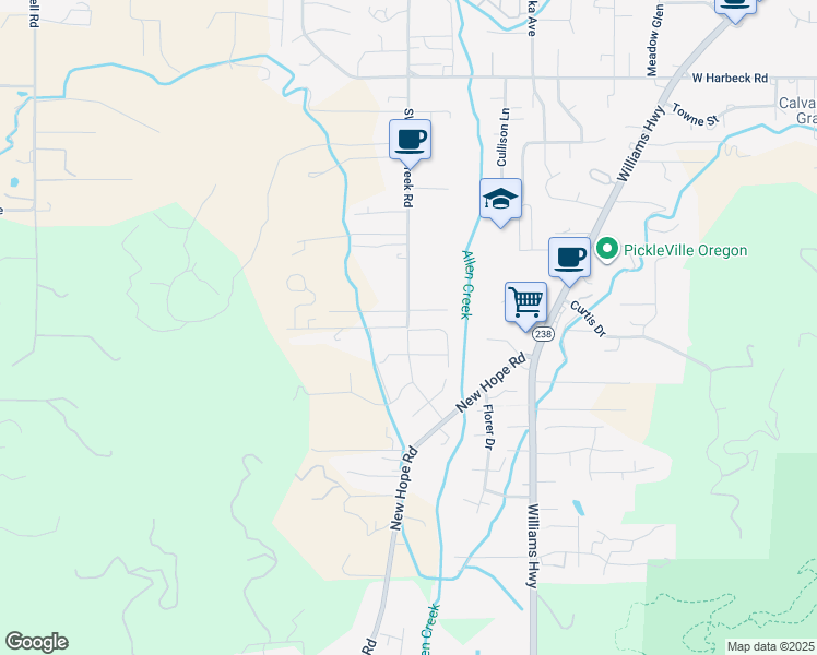 Allen Creek Rd & Denton Trail, Redwood OR Walk Score