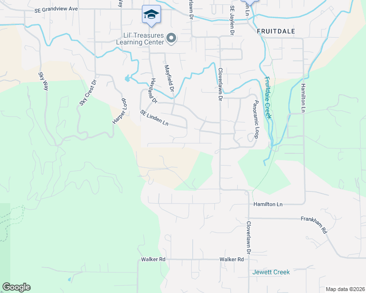 map of restaurants, bars, coffee shops, grocery stores, and more near 2271 Southeast Elderberry Lane in Grants Pass