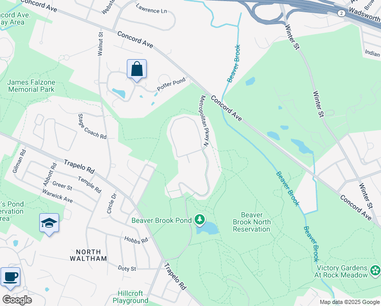 map of restaurants, bars, coffee shops, grocery stores, and more near 12264 Main Campus Drive in Lexington