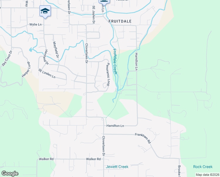 map of restaurants, bars, coffee shops, grocery stores, and more near 1636 Panoramic Loop in Grants Pass