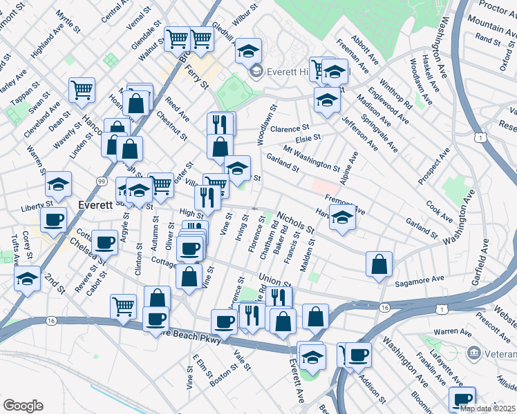 58 Nichols Street, Everett MA Walk Score