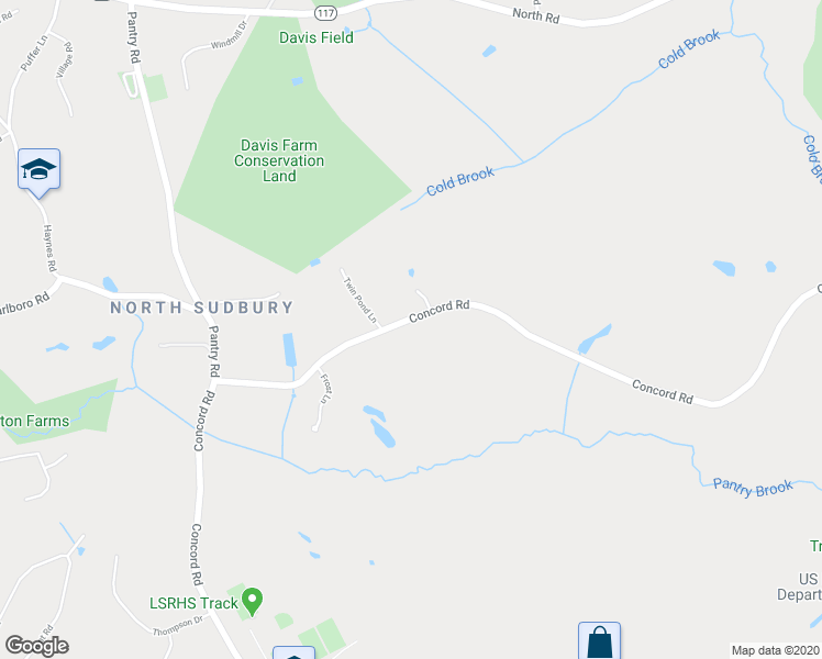 map of restaurants, bars, coffee shops, grocery stores, and more near 810 Concord Road in Sudbury