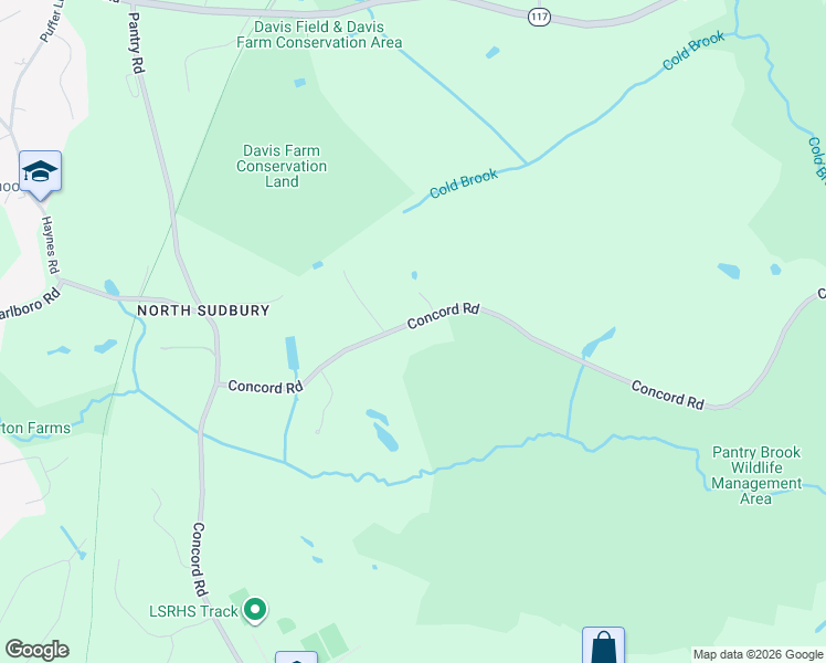 map of restaurants, bars, coffee shops, grocery stores, and more near 810 Concord Road in Sudbury