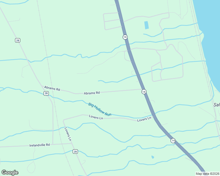 map of restaurants, bars, coffee shops, grocery stores, and more near 3137 Abrams Road in Watkins Glen