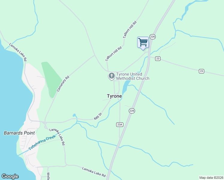 map of restaurants, bars, coffee shops, grocery stores, and more near 3635 Mill Street in Dundee